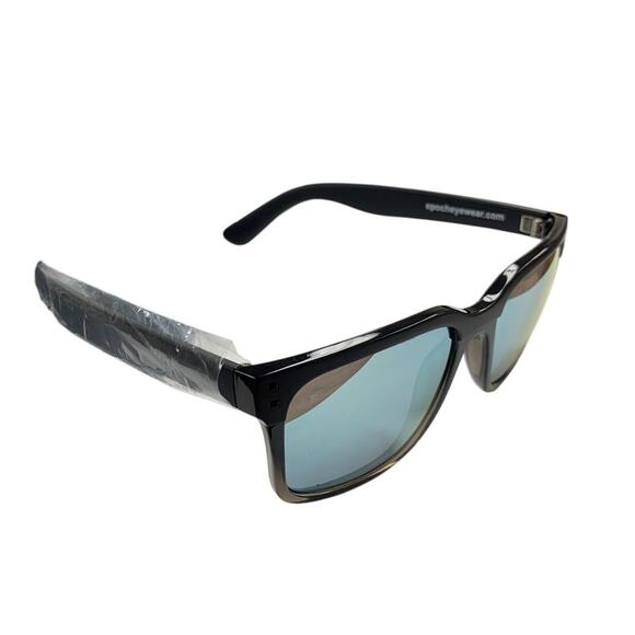 New Maxjuli Black Epoch Mens Romeo B-7 Polarized Sunglasses w Carrying Bag - Picture 2 of 3